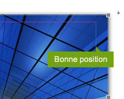 Fond perdu et avertissement