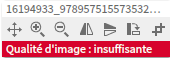 S'assurer d'une bonne résolution d'image sur le logiciel Saal Design