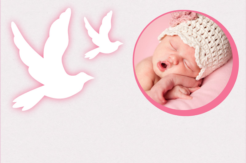 Creez Des Cartes De Bapteme Avec Des Photos De Votre Bebe